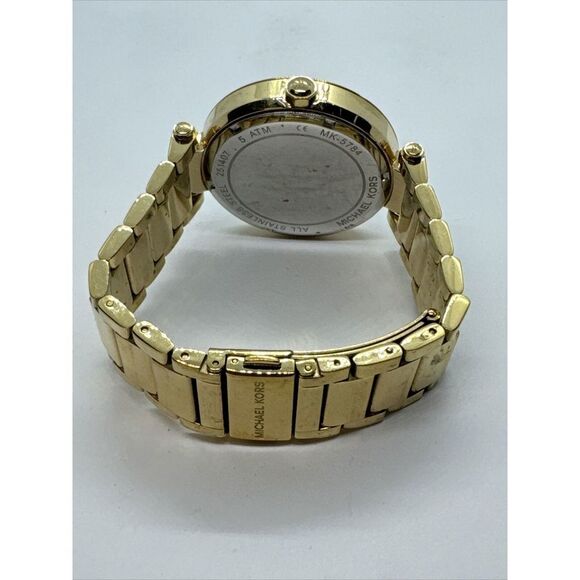 Michael Kors Parker MK5784 Women's Gold Stainless Steel Analog Dial Watch JNA375 - Picture 9 of 11